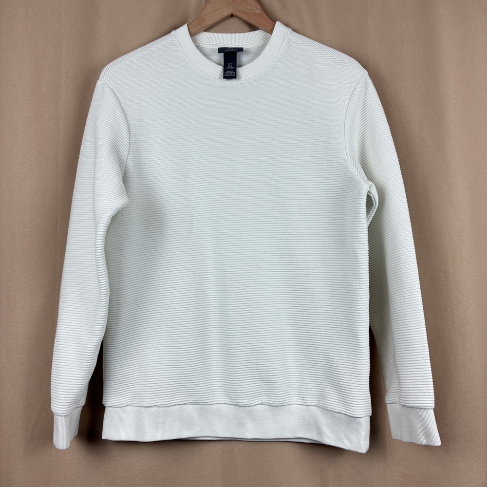 H&M Ribbed Sweatshirt Small Cotton Blend Minimalist Casual Core‎